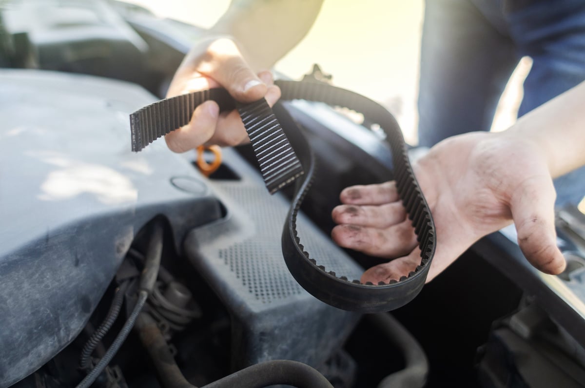 The result of a snapped timing belt — why on-time replacement matters